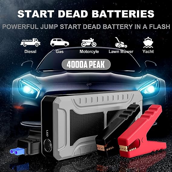 A13 Jump Starter Pack d'appoint de batterie portable a
