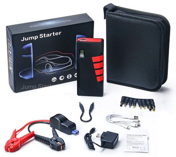 A26 Portable Car Jump Starter Iepakojuma saraksts